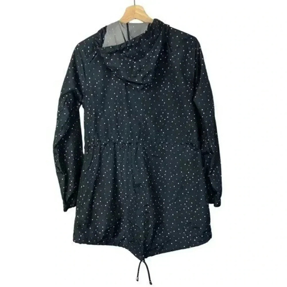 Primark Navy Blue Colorful Polka Dot Lightweight Rain Wind Jacket S - Picture 2 of 3